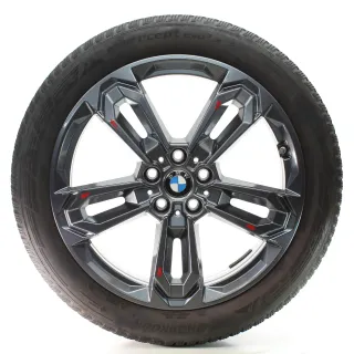 BMW X1 U11 X2 U10 Winterräder Doppelspeiche 1041 Hankook 195/55R19 DOT24 5A661A8 - Bild 4