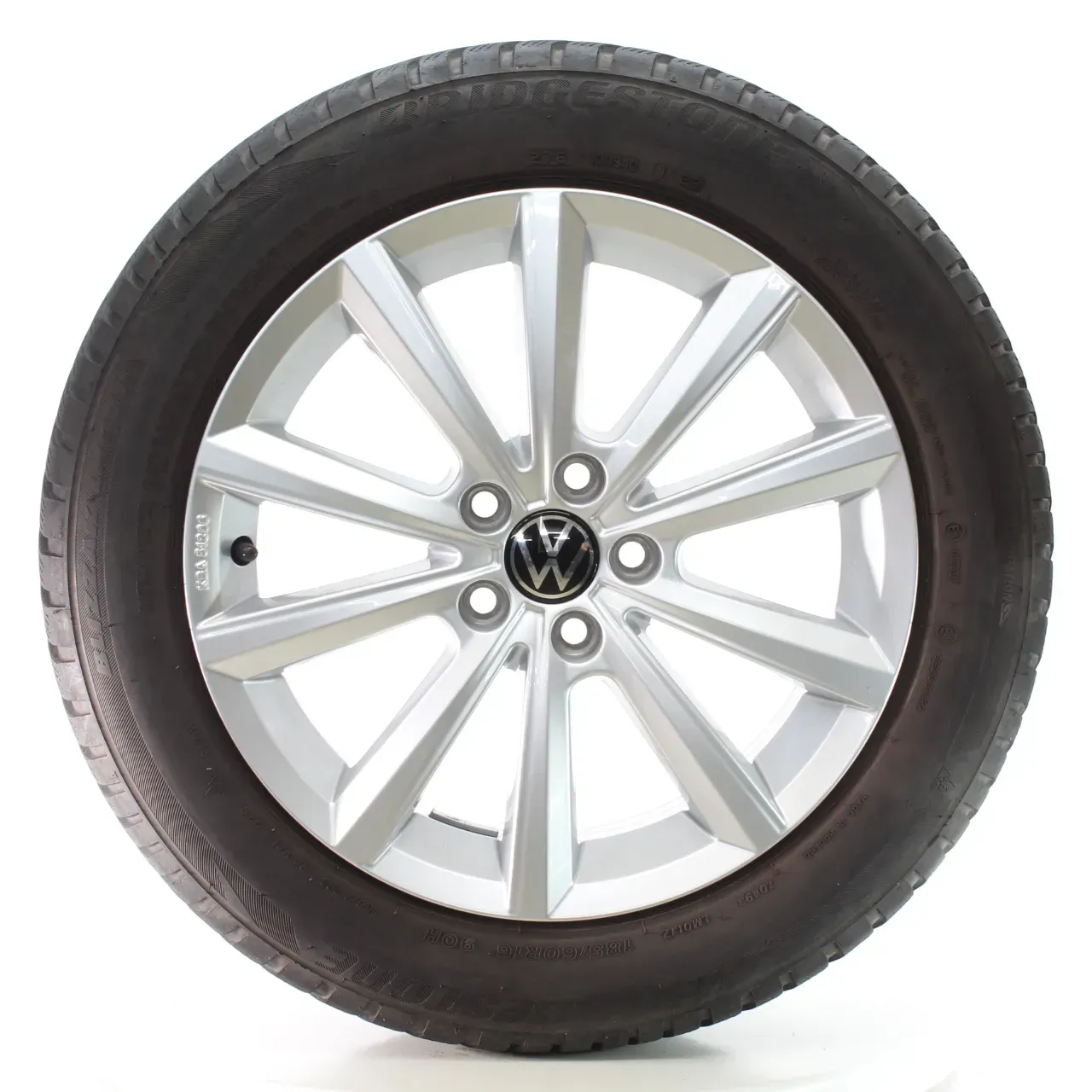 VW Polo NF 2G Winterräder Merano Bridgestone 185/60R16 90H DOT22 2G0601025AF - Bild 1