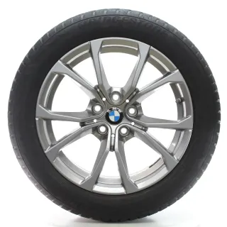 BMW 3er G20 G21 Winterräder V-Speiche 776 Bridgestone 225/50R17 DOT23 6883518 - Bild 1