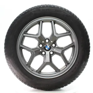BMW 5er G60 G61 Winterräder Y-Speiche 932 Pirelli 225/55R18 102H DOT25 5A324D5 - Bild 1