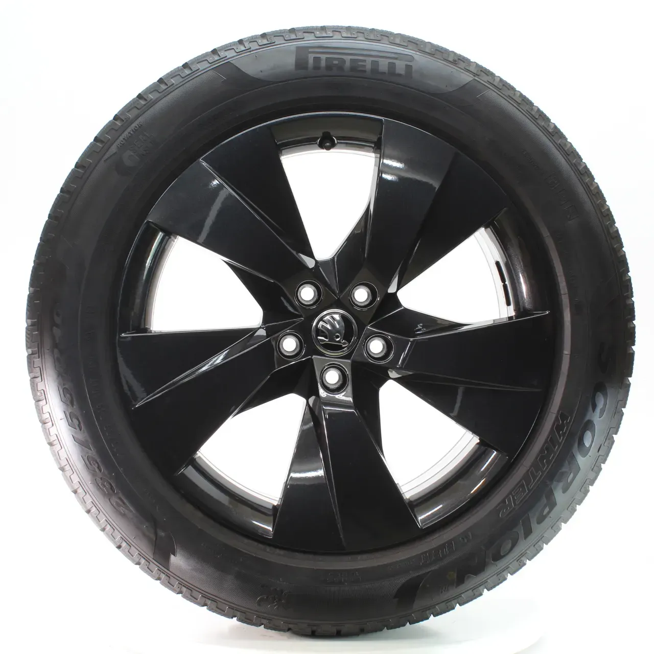 Skoda Enyaq iV 50 60 Winterräder Luter Pirelli 235/55R19 DOT25 101T 5LA601025CP - Bild 1