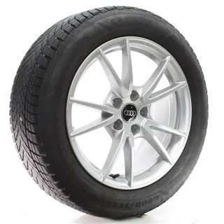 Audi A5 B10 FU Winterräder 5-Doppelspeichen Goodyear 215/55R17 DOT24 8B3601025A - Bild 6