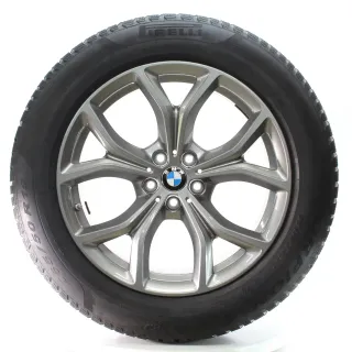 BMW X5 G05 X6 G06 Winterräder V-Speiche 735 Pirelli 265/50R19 110H 6883752 - Bild 1