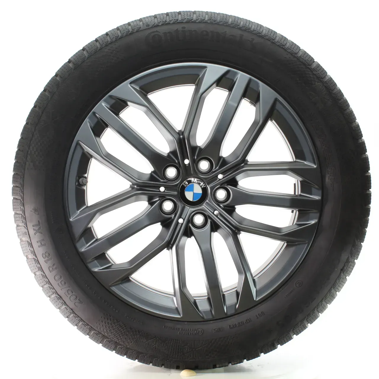 BMW X1 U11 X2 U10 Winterräder Doppelspeiche Conti 879 205/60R18 DOT25 6898046 - Bild 1