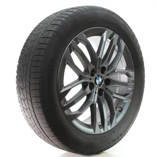 BMW X1 U11 X2 U10 Winterräder Doppelspeiche 879 Conti205/60R18 DOT25 6898046 - Bild 6