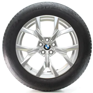BMW X3 G45 Winterräder Y-Speiche 921 Refined Silver 225/60R18 104H DOT25 5A6F0F9 - Bild 3