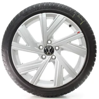 VW Golf 8 VIII CD1 Winterräder Bergamo Pirelli 225/40R18 92V DOT24 5H0601025AB - Bild 3