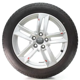 Audi A4 S4 8W Winterräder 5-Parallelspeichen Dunlop 225/50R17 DOT25 8W0601025P - Bild 1