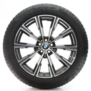 BMW X5 G05 X6 G06 Winterräder Sternspeiche 740 M Pirelli 275/45R20 DOT24 8071996 - Bild 2