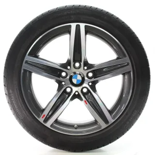 BMW 1er F20 F21 2er F23 Winterräder Sternspeiche 379 Conti 225/45R17 6850151 - Bild 2