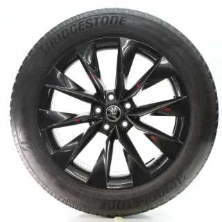 Skoda Enyaq IV 5A Winterräder Crystal Schwarz Bridgestone 235/55R19 5LA601025AP - Bild 3