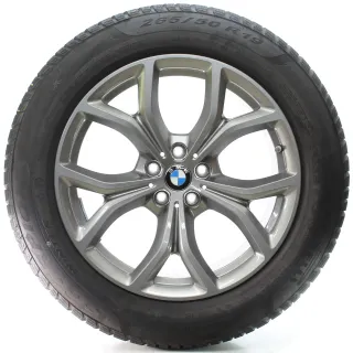 BMW X5 G05 X6 G06 Winterräder V-Speiche 735 Pirelli 265/50R19 DOT25 6883752 - Bild 1