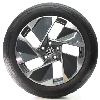 VW ID.3 E11 Winterräder East Derry Grau Glanz Nexen 215/55R18 DOT25 10A601025G - Bild 2