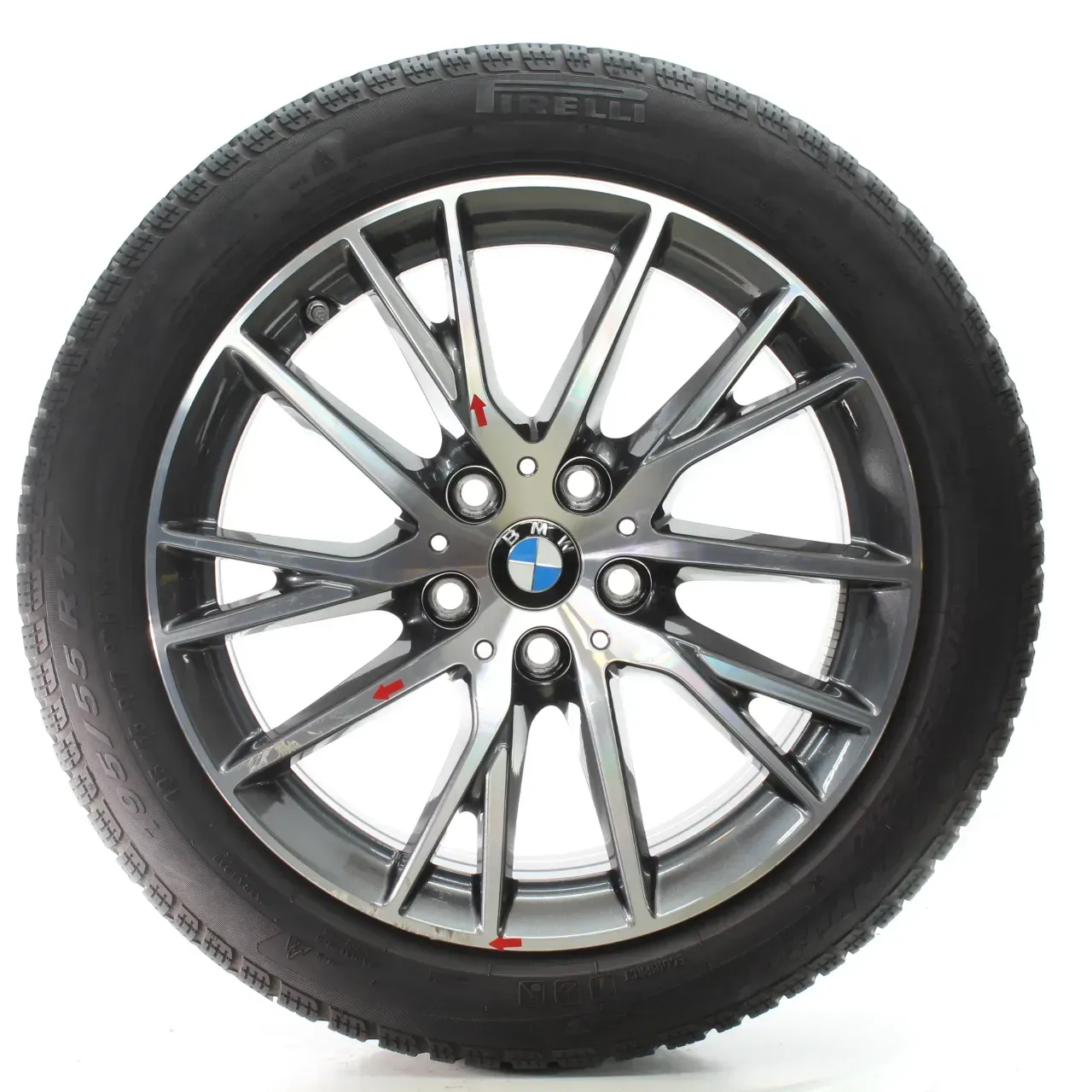BMW 1er F40 2er F44 Winterräder Y-Speiche 489 Pirelli 195/55R17 92H 7849122 - Bild 1