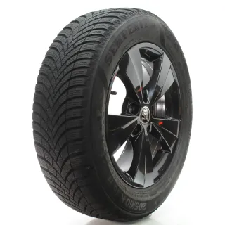 Skoda Octavia IV NX5 Winterräder 5 Speichen Schwarz 205/60R16 92H 5E3601025AA - Bild 6