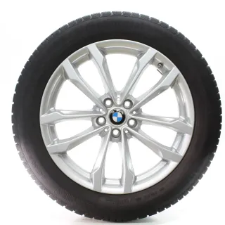 BMW X3 F97 X4 F98 Winterräder V-Speiche 691 Continental 245/50R19 DOT23 6877325 - Bild 1