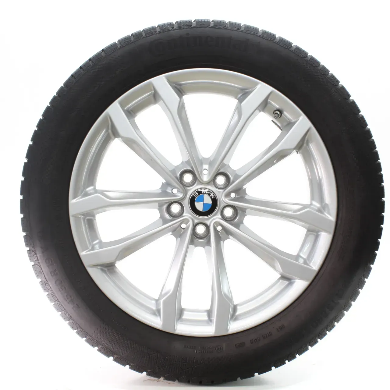 BMW X3 F97 X4 F98 Winterräder V-Speiche 691 Continental 245/50R19 DOT23 6877325 - Bild 1