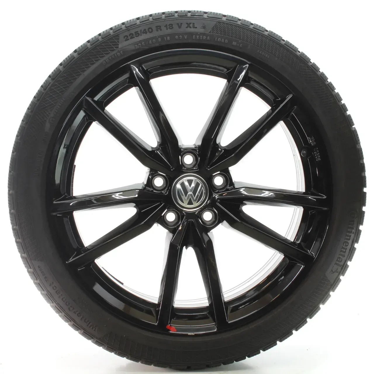 VW Golf 7 VII BA5 Winterräder Pretoria Continental 225/40R18 92V 5G0071498A - Bild 1