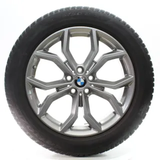 BMW X3 F97 X4 F98 Winterräder Y-Speiche 694 Ferricgrey Pirelli 245/50R19 6877328 - Bild 3