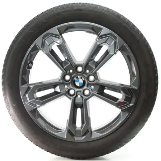 BMW X1 U11 X2 U10 Winterräder Doppelspeiche 1041 Hankook 195/55R19 DOT24 5A661A8 - Bild 2
