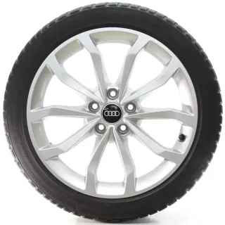 Audi A4 S4 8W Winterräder 10-Speichen V-Design 225/45R18 95H DOT22 8W0601025ED - Bild 1