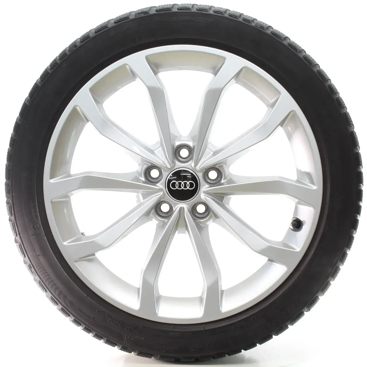 Audi A4 S4 8W Winterräder 10-Speichen V-Design 225/45R18 95H DOT22 8W0601025ED - Bild 1