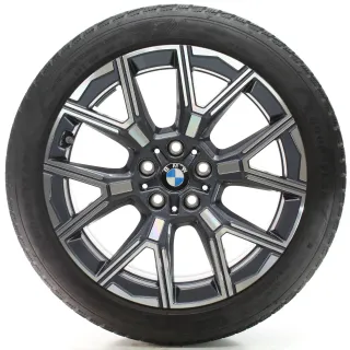 BMW 1er F70 2er F74 Winterräder Y-Speiche 974 Goodyear 225/45R18 DOT25 5A45266 - Bild 2