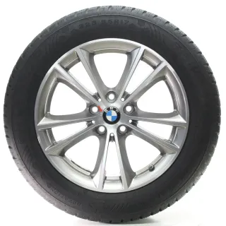 BMW 5er G30 G31 Winterräder V-Speiche 631 Dunlop 225/55R17 97H DOT24 6863417 - Bild 2