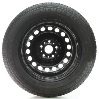 VW Golf 7 5G Seat Leon Winterräder Stahl Semperit 195/65R15 91T 5Q0601027BA/AT - Bild 5
