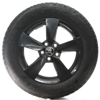 Skoda Fabia IV PJ Winterräder 5-Speichen Grau Semperit 185/65R15 88T 6VA601025 - Bild 3