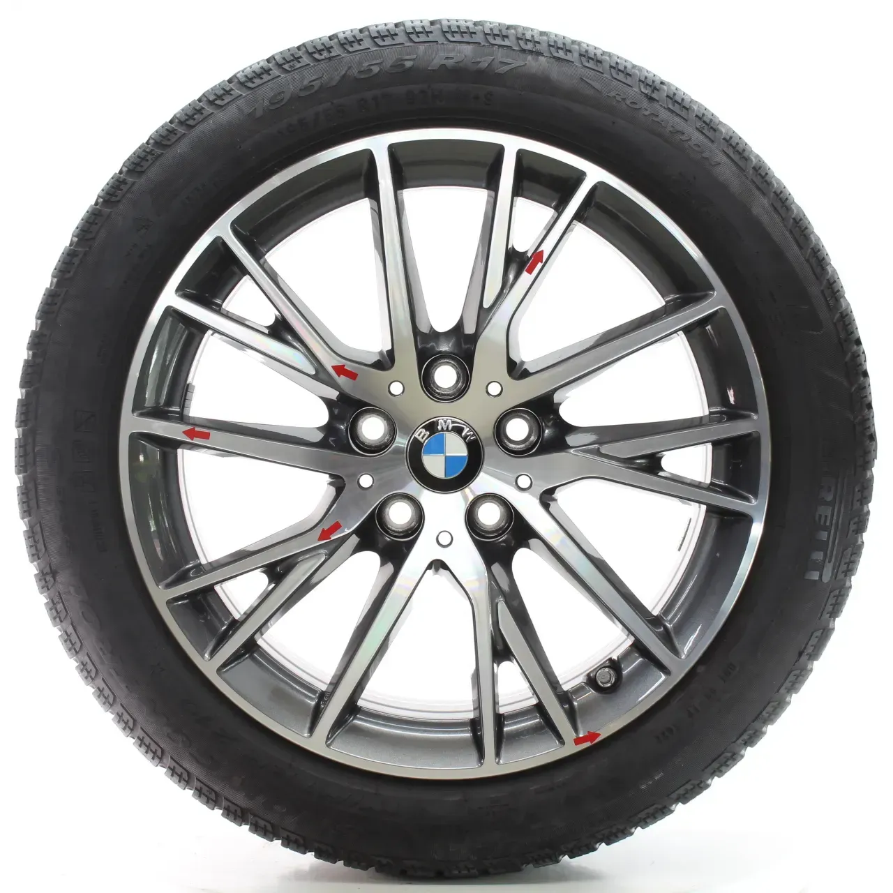BMW 1er F40 2er F44 Winterräder Y-Speiche 489 Pirelli 195/55R17 92H 7849122 - Bild 1