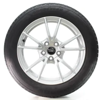 Audi A5 FU B10 Winterräder 5-Doppelspeichen Goodyear 215/55R17 DOT24 8B3601025A - Bild 1
