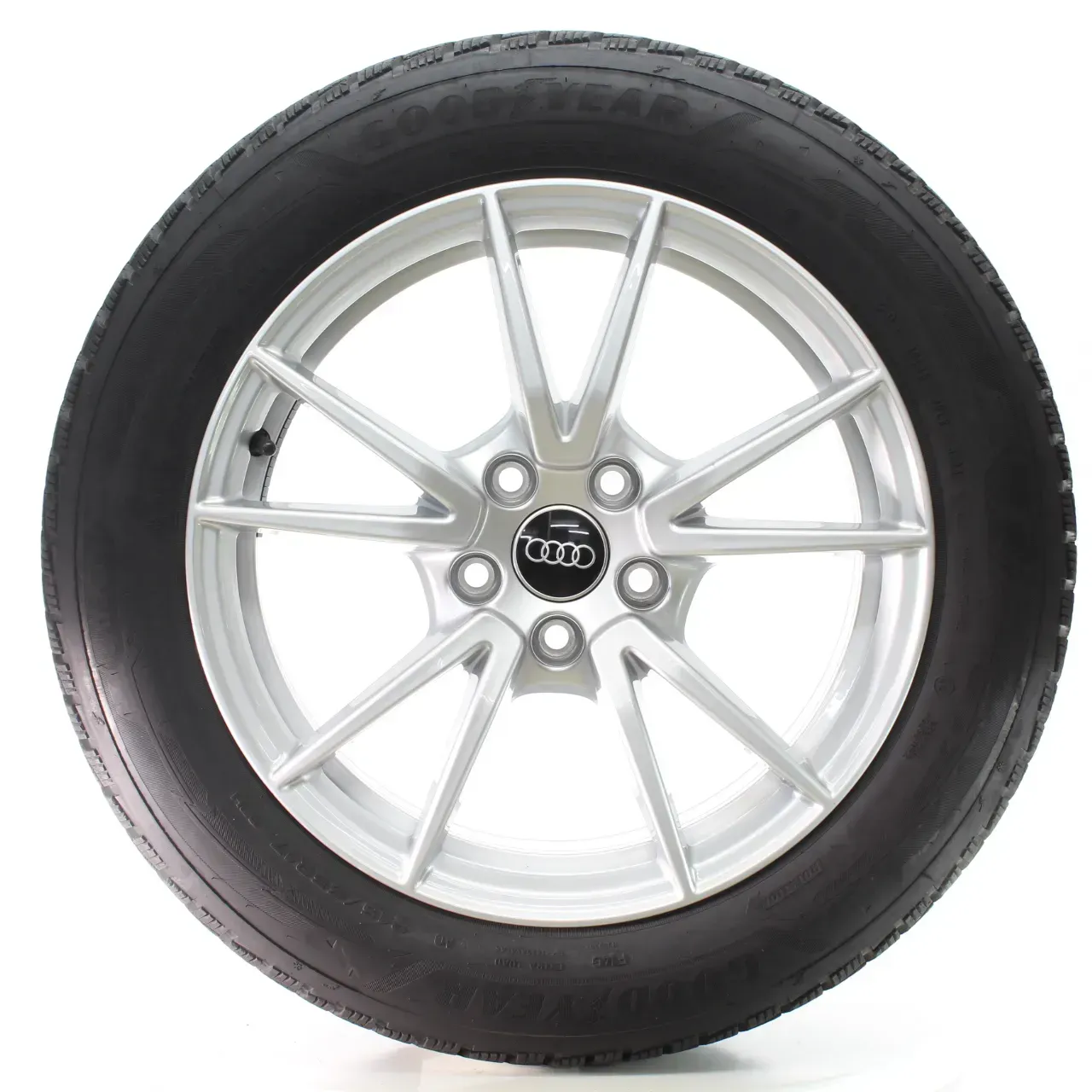 Audi A5 FU B10 Winterräder 5-Doppelspeichen Goodyear 215/55R17 DOT24 8B3601025A - Bild 1