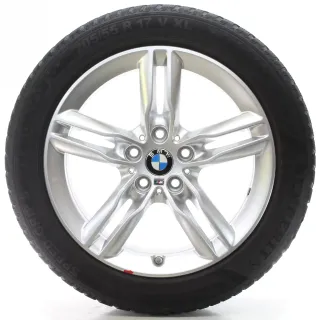 BMW 2er F45 F46 Winterräder M Doppelspeiche 483 Semperit 205/55R17 DOT23 7848601 - Bild 1