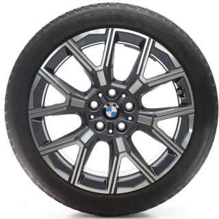 BMW 1er F70 2er F74 Winterräder Y-Speiche 974 Goodyear 225/45R18 DOT25 5A45266 - Bild 3