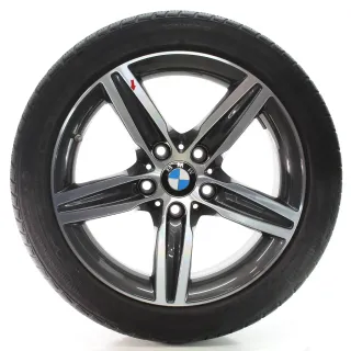 BMW 1er F20 F21 2er F23 Winterräder Sternspeiche 379 Conti 225/45R17 6850151 - Bild 1