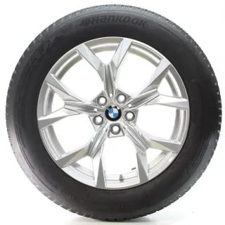 BMW X3 G45 Winterräder Y-Speiche 921 Refined Silver 225/60R18 104H DOT25 5A6F0F9 - Bild 4