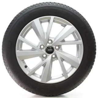 Audi Q2 GAB Winterräder 5-V-Speichen-Design Michelin 215/55R17 DOT25 81A601025C - Bild 1