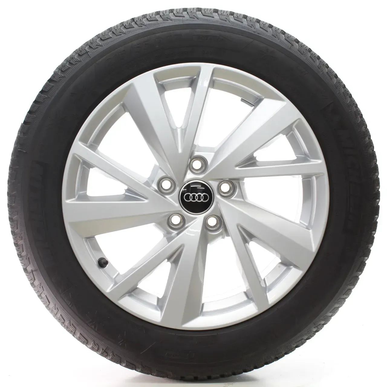 Audi Q2 GAB Winterräder 5-V-Speichen-Design Michelin 215/55R17 DOT25 81A601025C - Bild 1