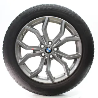 BMW X3 F97 X4 F98 Winterräder Y-Speiche 694 Ferricgrey Pirelli 245/50R19 6877328 - Bild 4