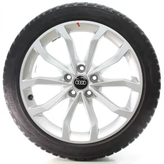 Audi A4 S4 8W Winterräder 10-Speichen V-Design 225/45R18 95H DOT22 8W0601025ED - Bild 2