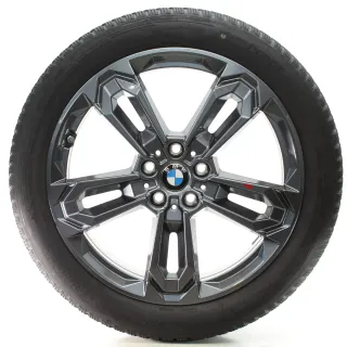 BMW X1 U11 X2 U10 Winterräder Doppelspeiche 1041 Hankook 195/55R19 DOT24 5A661A8 - Bild 3