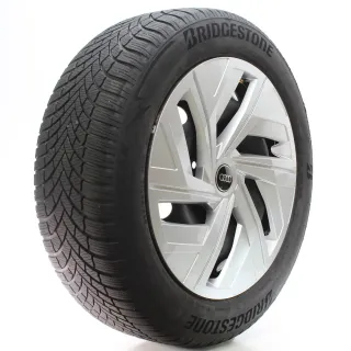 Audi Q4 E-Tron F4 Winterräder Stahl Bridgestone 235/55R19 DOT22 1EA601027B - Bild 6