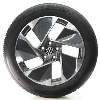 VW ID.3 E11 Winterräder East Derry Grau Glanz Nexen 215/55R18 DOT25 10A601025G - Bild 3