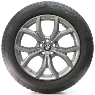 BMW X5 G05 X6 G06 Winterräder V-Speiche 735 Pirelli 265/50R19 DOT25 6883752 - Bild 2