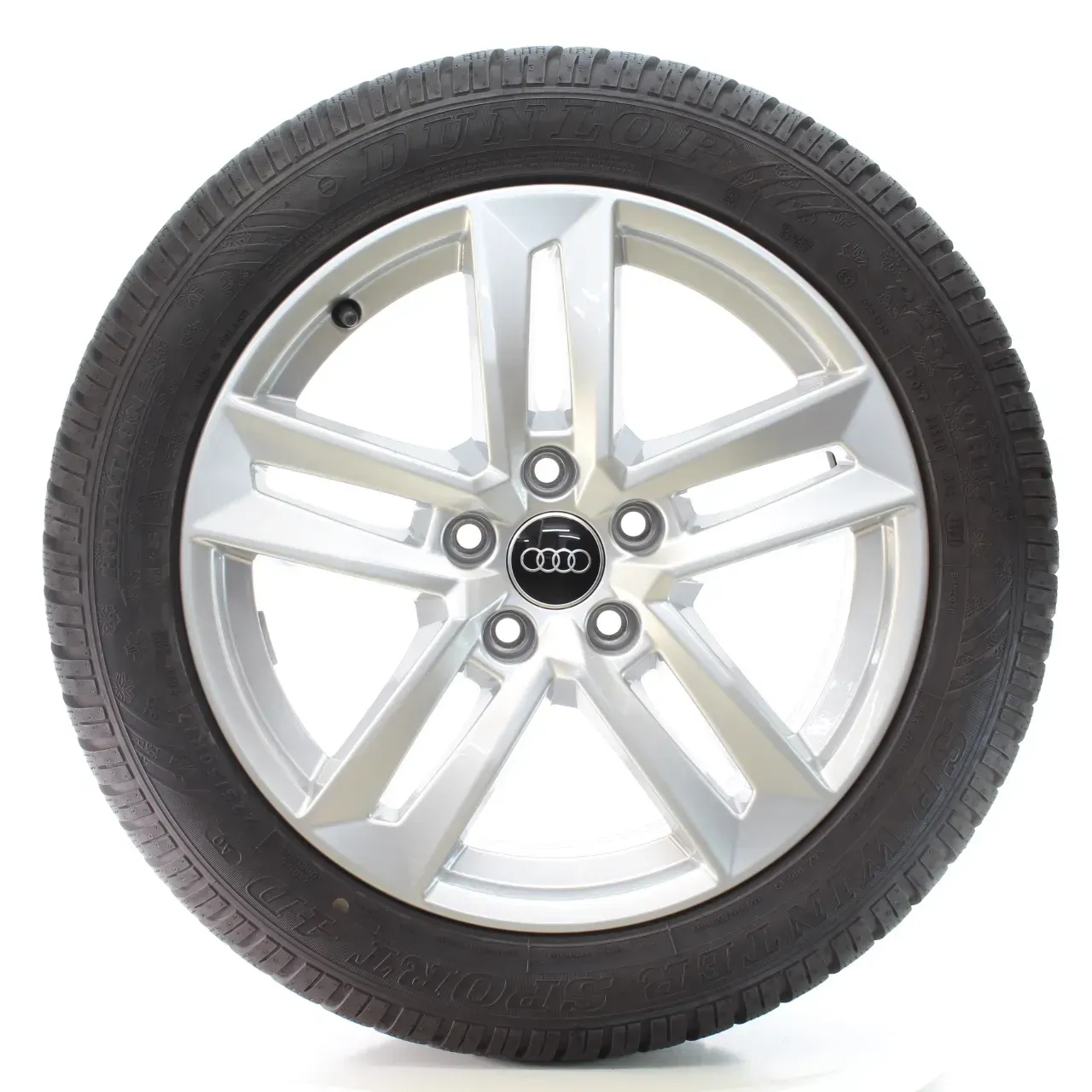 Audi A4 S4 8W Winterräder 5-Parallelspeichen Dunlop 225/50R17 DOT24 8W0601025P - Bild 1