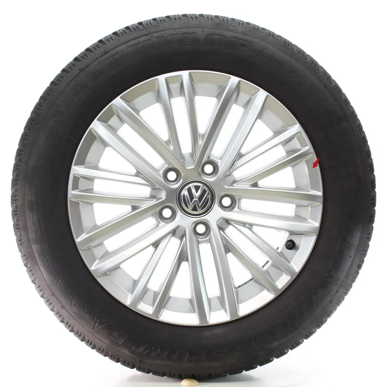 VW Golf VII 5G Winterräder Fortaleza Dunlop 205/60R16 96H DOT23 5G0601025AT - Bild 1