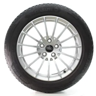 Audi A5 S5 F5 Winterräder 15-Speichen Barum Conti 225/50R17 DOT23 8W0601025AE - Bild 1