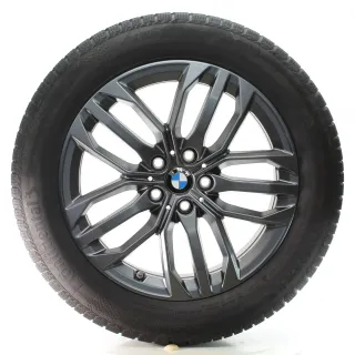 BMW X1 U11 X2 U10 Winterräder Doppelspeiche Conti 879 205/60R18 DOT25 6898046 - Bild 2