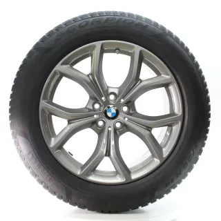 BMW X5 G05 X6 G06 Winterräder V-Speiche 735 Pirelli 265/50R19 110H 6883752 - Bild 2
